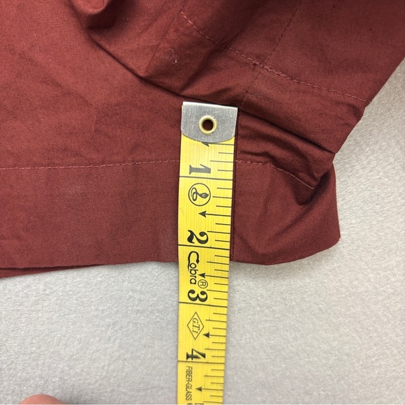 A.L.C. Nate High Waist Paper Bag Shorts Dark Bosco Size 27 - Picture 10 of 10